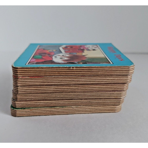 Vintage Children's Mini Board Book Lot Happy Endings 1985 Baby Toddler Set of 6 - Picture 7 of 9